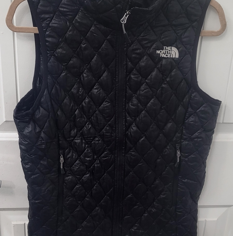 The North Face Black Quilted Vest